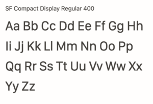 SF compact Regular 400